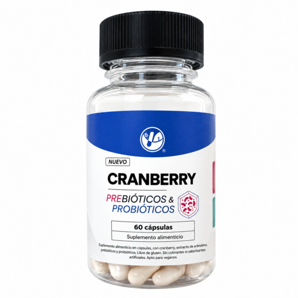 CRANBERRY PROBIOTICOS Y PREBIOTICOS MBH