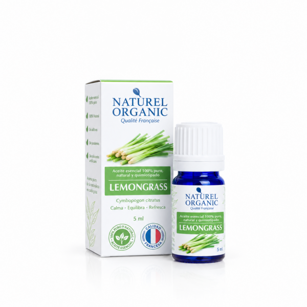 ACEITE ESENCIAL LEMONGRASS NATURAL ORGANIC