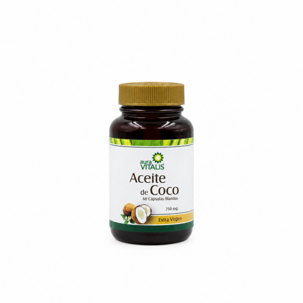 ACEITE DE COCO 120 CAPS. AURAVITALIS