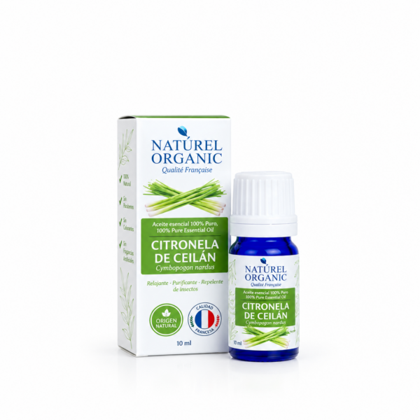 ACEITE ESENCIAL CITRONELA DE CEILAN NATUREL ORGANIC