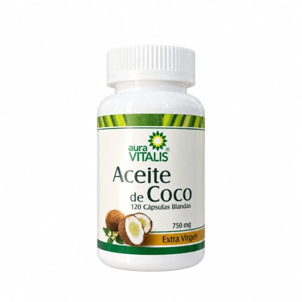 ACEITE DE COCO 120 CAPS AURA VITALIS
