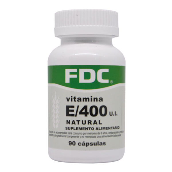 VITAMINA E 90CAPS 400UI FDC