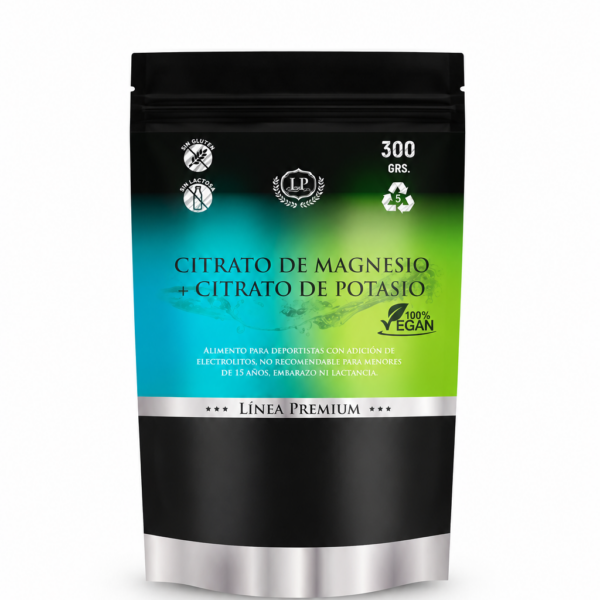 CITRATO MAGNESIO Y POTASIO POLVO 300GRS ZEO SPORT