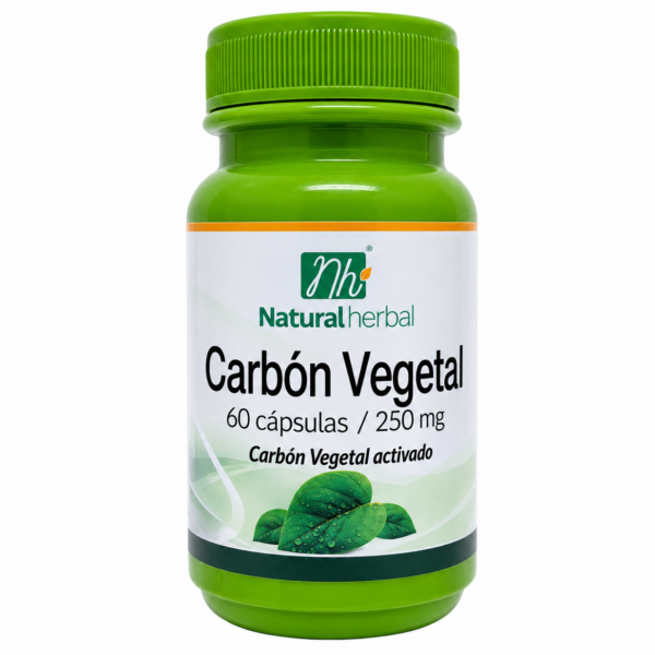 CARBON ACTIVADO 60 CAP NATURAL HERBAL