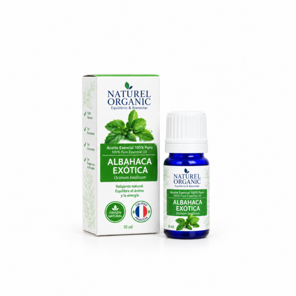 ACEITE ESENCIAL ALBAHACA EXOTICA NATUREL ORGANIC