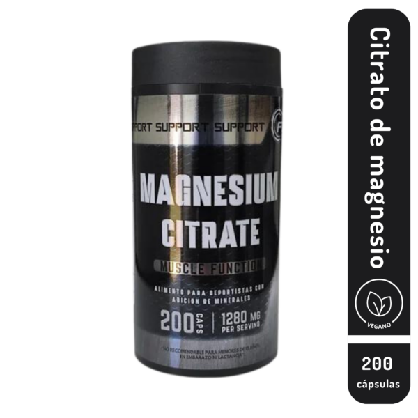 CITRATO MAGNESIO 200 CAPS FNL