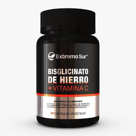BISGLICINATO DE HIERRO + VIT C X90 CAP EXTREMO SUR