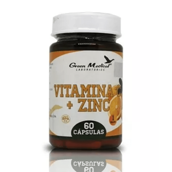 VITAMINA C+ZINC CAPS GREEN MEDICAL