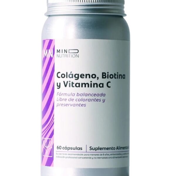 COLAGENO BIOTINA Y VITAMINA C MIND NUTRITION