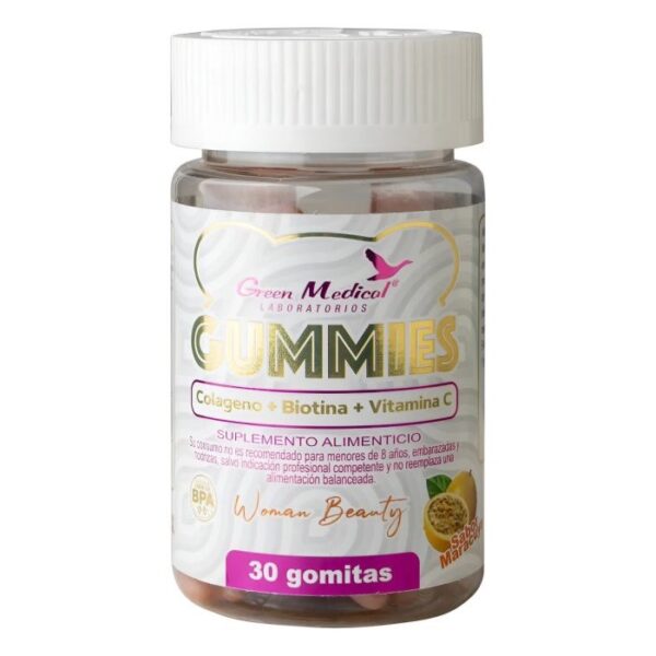 GUMMIES COLAGENO BIOTINA VITAMINA C GREEN MEDICAL