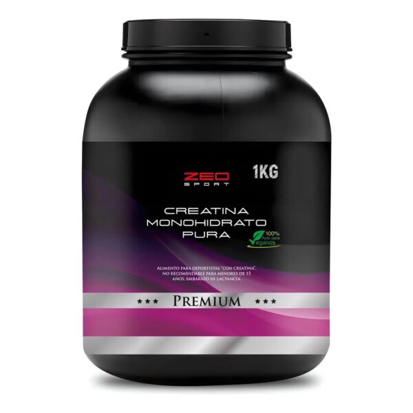 CREATINA MONOHIDRATO PURA 1 KILO ZEO SPORT