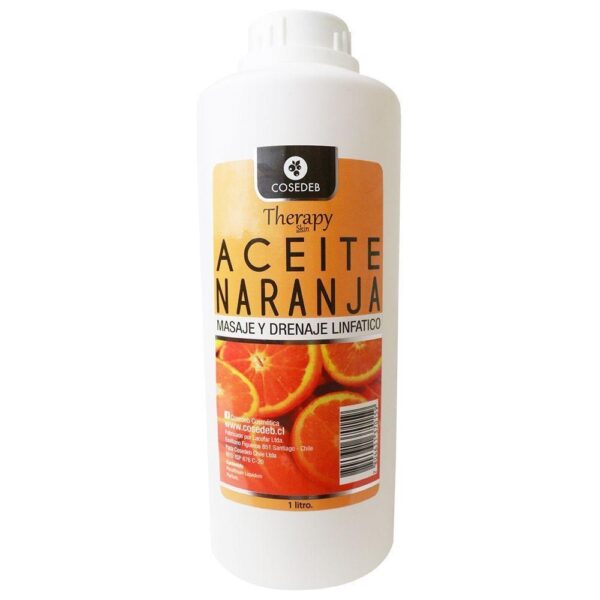ACEITE MASAJES NARANJA 1 LT COSEDEB