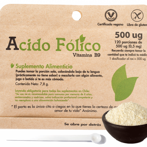 ÁCIDO FÓLICO B9 POLVO DULZURA NATURAL