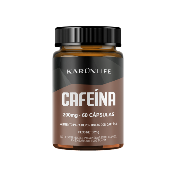 CAFEINA 200 MG X 60 CAP KARUN LIFE