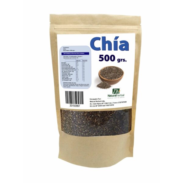 CHIA 500 GRS NATURAL HERBAL
