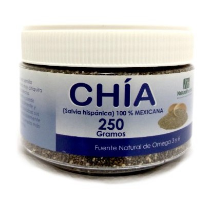 CHIA MEXICANA 250 GRAMOS NATURAL HERBAL
