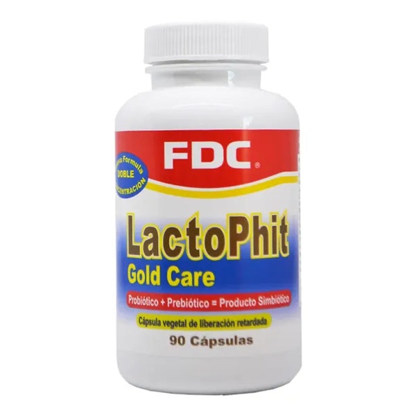 img_4463 PROBIÓTICOS Y PREBIÓTICOS LACTOPHIT GOLD CARE 90 CAPS FDC - Imagen 1