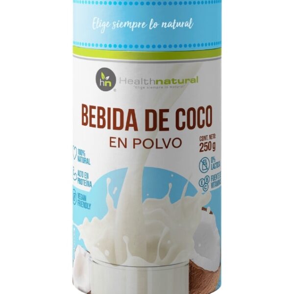 LECHE DE COCO 250 GR HEALTH NATURAL