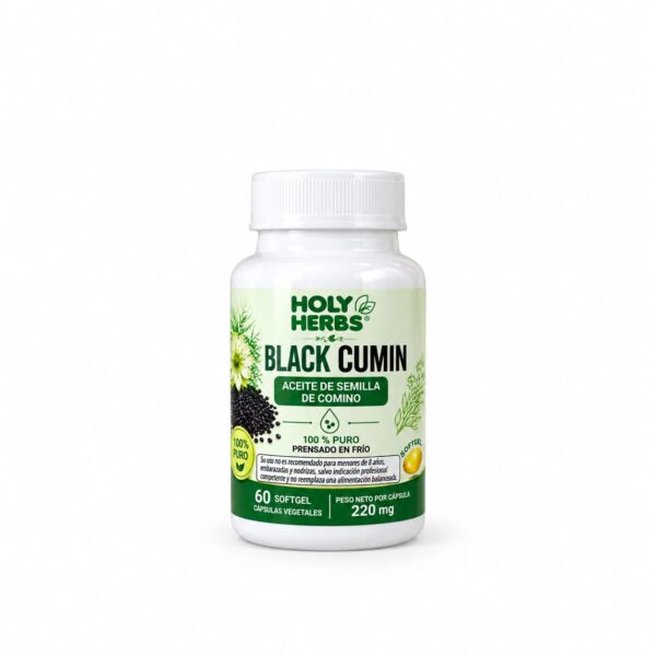 ACEITE DE SEMILLA DE COMINO NEGRO 60 CAPS HOLY HERBS